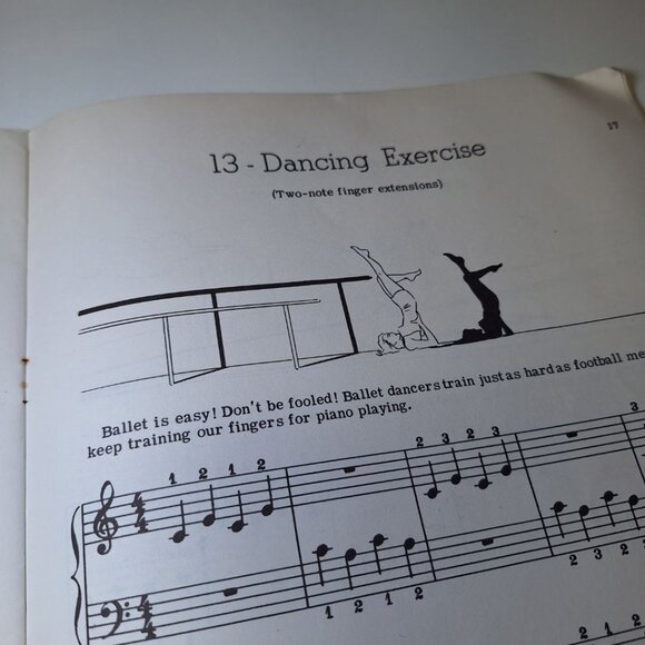 Technic Tricks Piano Book One Schaum Music Vintage Education Teach 1949 - Picture 9 of 11